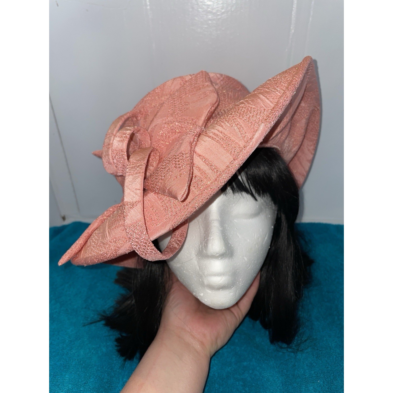 Vintage Kentucky Derby Preakness Belmont Easter Church Hat Pinkish